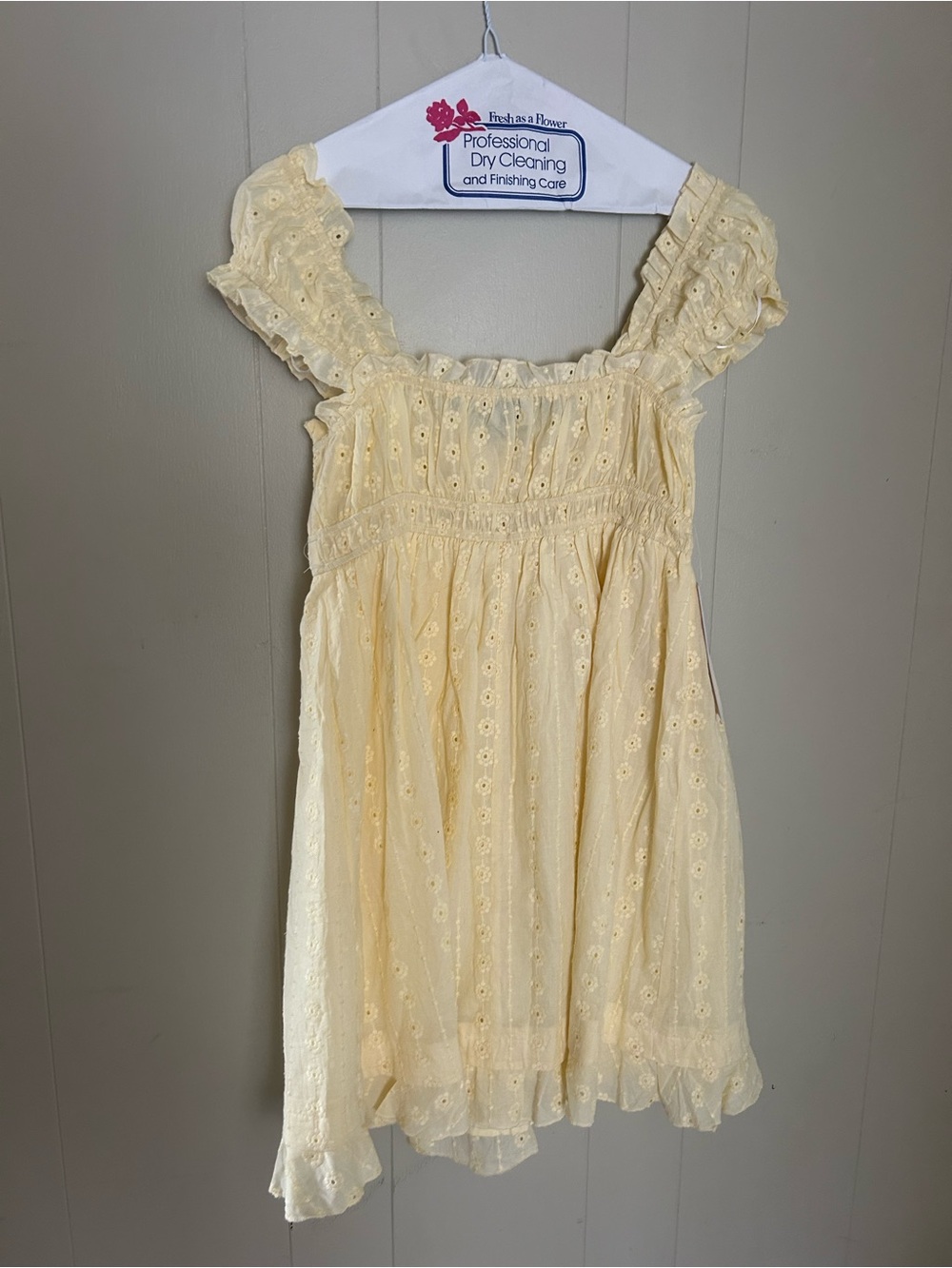 Princess Poly Carlita Mini eyelet Dress - Yellow - Picture 7 of 13